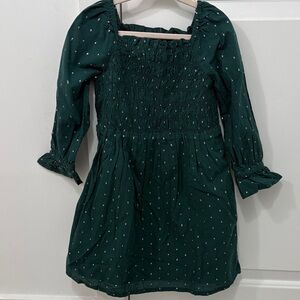 Dark Green Toddler Girl GAP Dress